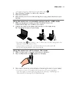 Предварительный просмотр 23 страницы Philips DMVC1300K Instructions For Use Manual