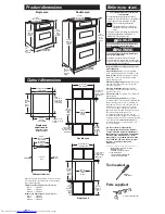 Предварительный просмотр 2 страницы Philips Double Oven Installation Instructions Manual