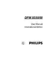 Philips DPM 9350/00 User Manual preview