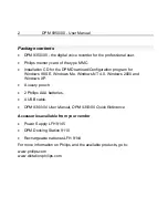 Preview for 6 page of Philips DPM 9350/00 User Manual