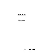 Philips DPM-9350 User Manual preview