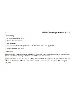 Предварительный просмотр 6 страницы Philips DPM-Docking-Station 9110 User Manual