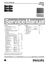 Philips DPTV465 Service Manual preview