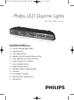 Preview for 1 page of Philips DRL STRIP WLED User Manual