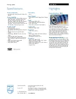 Preview for 2 page of Philips DS-7700 Specifications