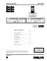 Предварительный просмотр 1 страницы Philips DS1100/05 Service Manual