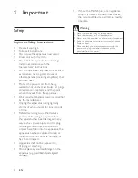 Preview for 3 page of Philips DS1150/12 User Manual