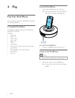 Предварительный просмотр 7 страницы Philips DS1150 User Manual