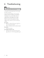 Предварительный просмотр 9 страницы Philips DS1150 User Manual