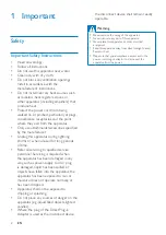 Предварительный просмотр 4 страницы Philips DS1155/93 User Manual