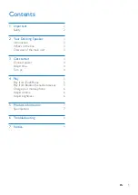 Preview for 3 page of Philips DS1185 User Manual