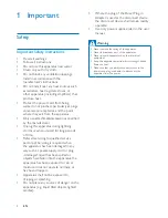 Preview for 4 page of Philips DS1400 User Manual