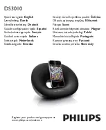 Preview for 2 page of Philips DS3010 Quick Start Manual