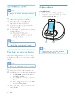 Предварительный просмотр 9 страницы Philips DS3110/37 User Manual