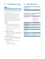 Предварительный просмотр 10 страницы Philips DS3110/37 User Manual