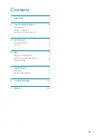 Preview for 2 page of Philips DS3110 User Manual