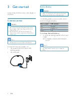 Preview for 5 page of Philips DS3120 User Manual