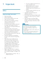 Preview for 4 page of Philips DS3205/98 User Manual