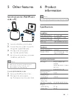 Preview for 8 page of Philips DS6200/37 User Manual