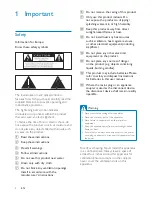 Preview for 3 page of Philips DS6800W/10 User Manual