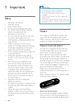 Preview for 3 page of Philips DS7580 37 User Manual