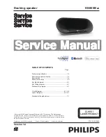 Philips DS8550/10 Service Manual предпросмотр