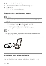 Предварительный просмотр 26 страницы Philips DS8550V37 User Manual