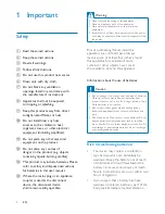 Preview for 4 page of Philips DS9100W User Manual