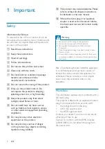 Preview for 4 page of Philips DS9830W User Manual