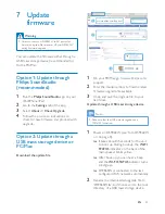 Preview for 25 page of Philips DS9860W User Manual