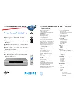 Philips DSR 2015 Technical Specifications preview