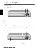 Preview for 4 page of Philips DSR 2111 Operating Instructions Manual