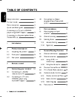 Preview for 4 page of Philips DSR 300/00 User Manual