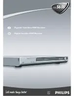 Preview for 1 page of Philips DSR 5600 User Manual