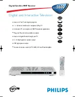 Preview for 1 page of Philips DSR5600/00 Technical Specifications