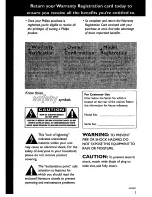 Preview for 2 page of Philips DSS 350 Owner'S Manual