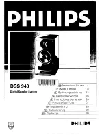 Philips DSS 940 Instructions For Use Manual preview