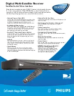 Preview for 1 page of Philips DSX 5500 Specifications