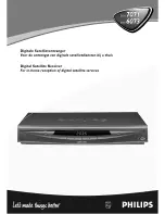 Philips DSX6073 Manual preview