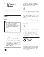 Preview for 4 page of Philips DTM3155 User Manual