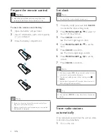 Preview for 10 page of Philips DTM3155 User Manual