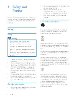 Preview for 4 page of Philips DTM3170 User Manual