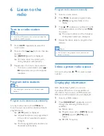 Preview for 15 page of Philips DTM3170 User Manual