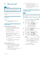 Preview for 14 page of Philips DTM3280 User Manual