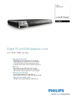 Preview for 1 page of Philips DTP4800 Specifications