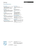 Preview for 3 page of Philips DTP4800 Specifications