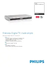 Предварительный просмотр 1 страницы Philips DTR 100 Brochure