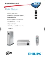 Philips DTR 1000 Technical Specifications preview