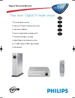 Preview for 1 page of Philips DTR 1500 Technical Specifications