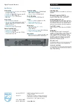 Preview for 2 page of Philips DTR 210 Specifications